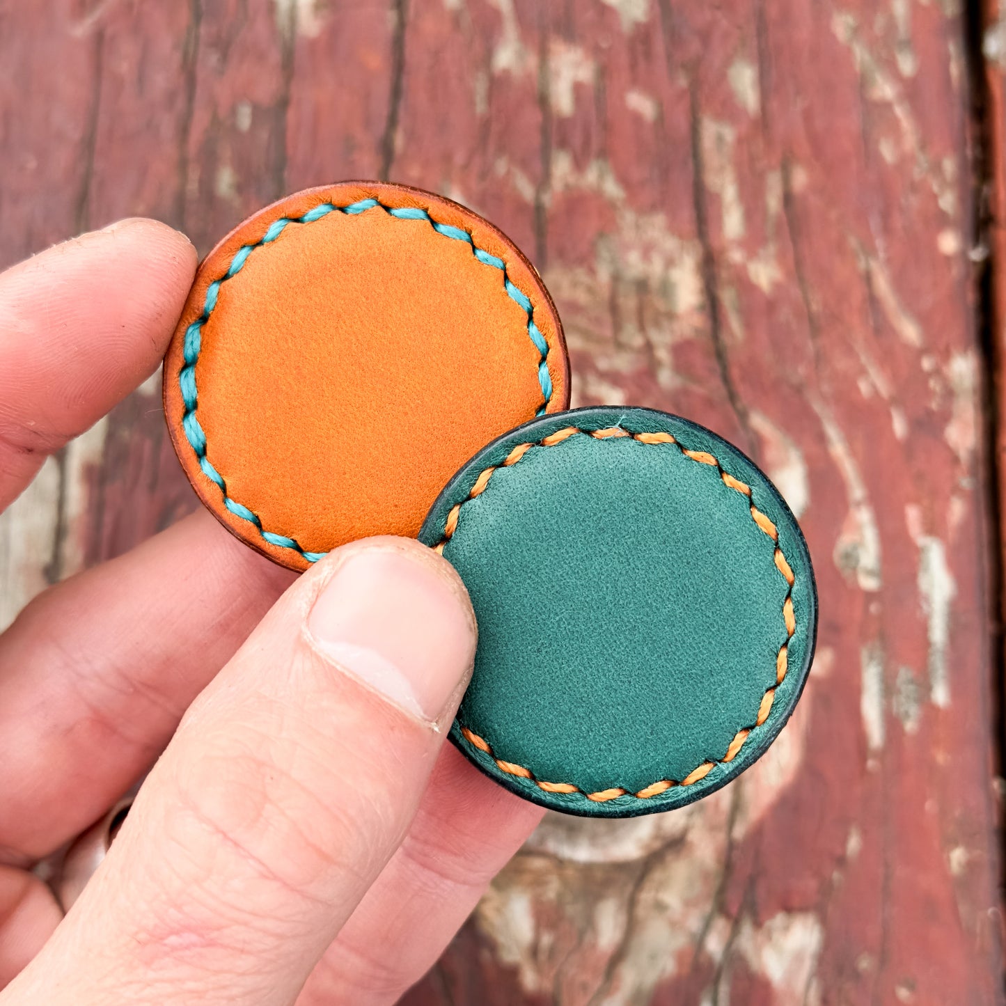 Leather-Covered Magnetic Fidgets (Minerva)