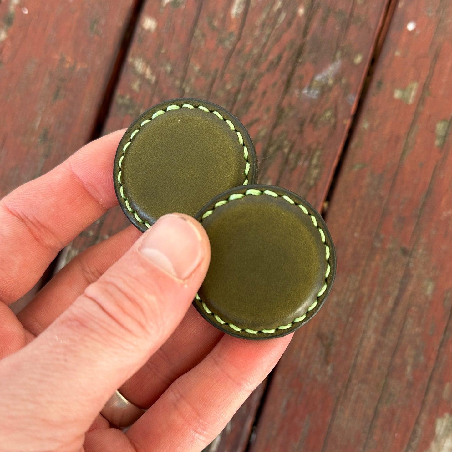 Leather-Covered Magnetic Fidgets (Minerva)