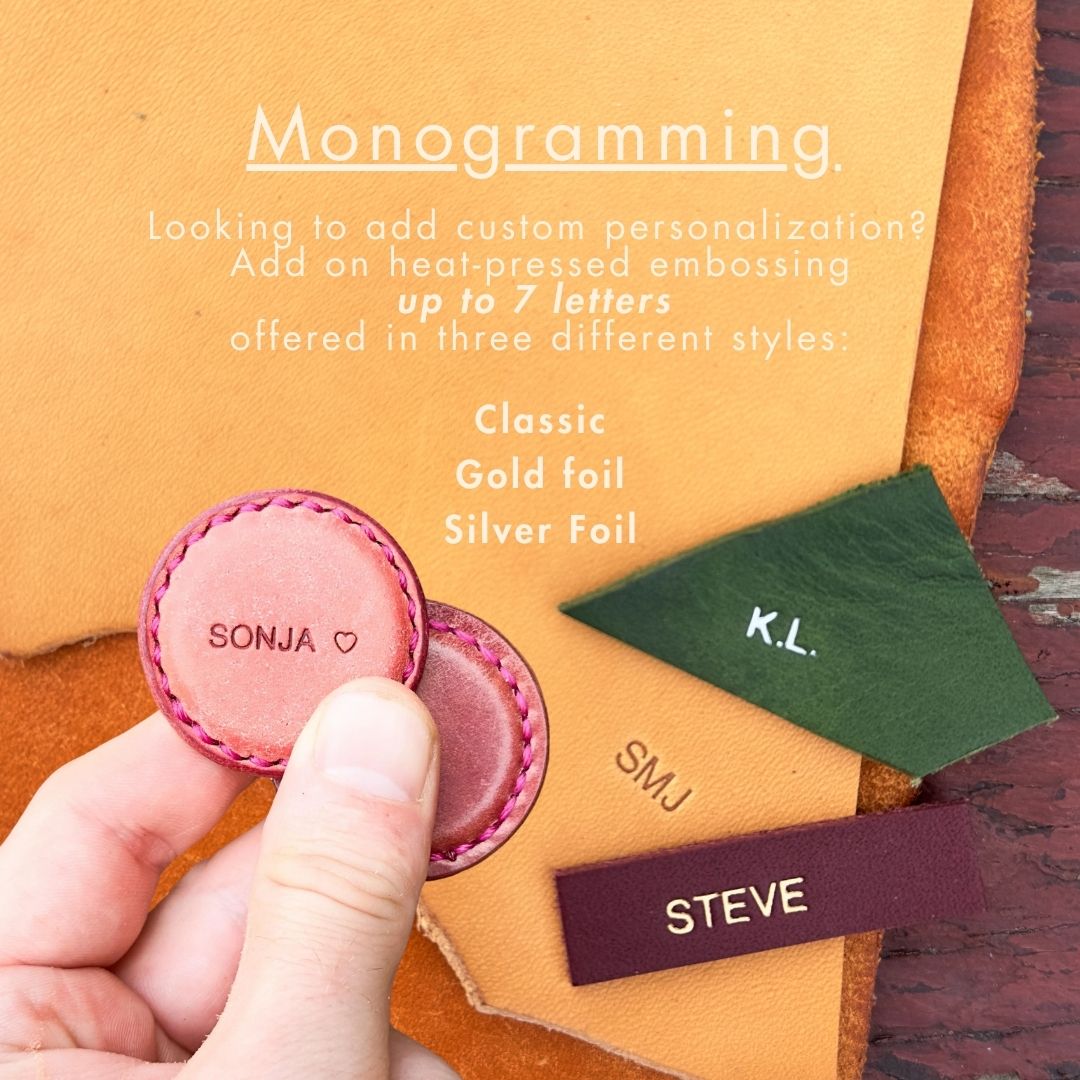 Leather-Covered Magnetic Fidgets (Shell Cordovan)