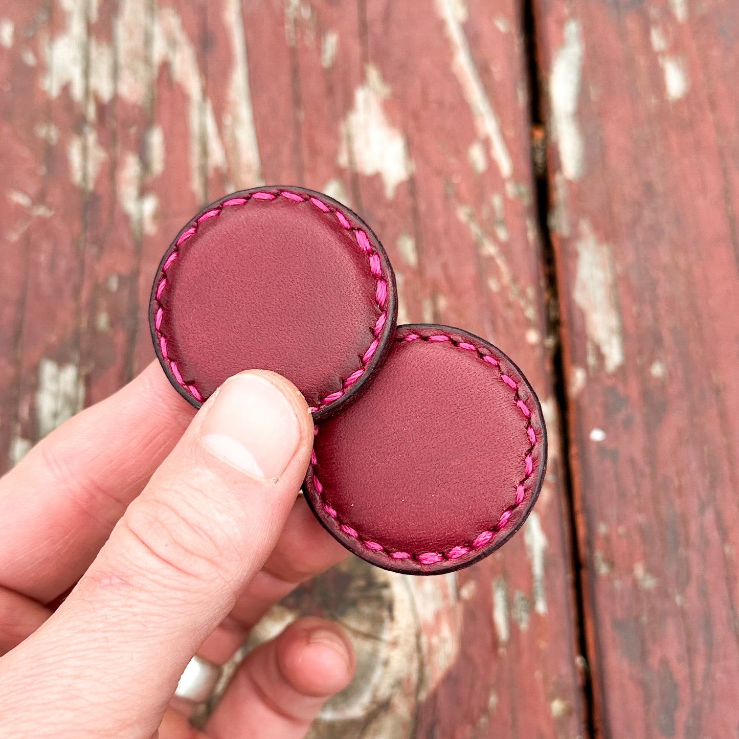 Leather-Covered Magnetic Fidgets (Minerva)