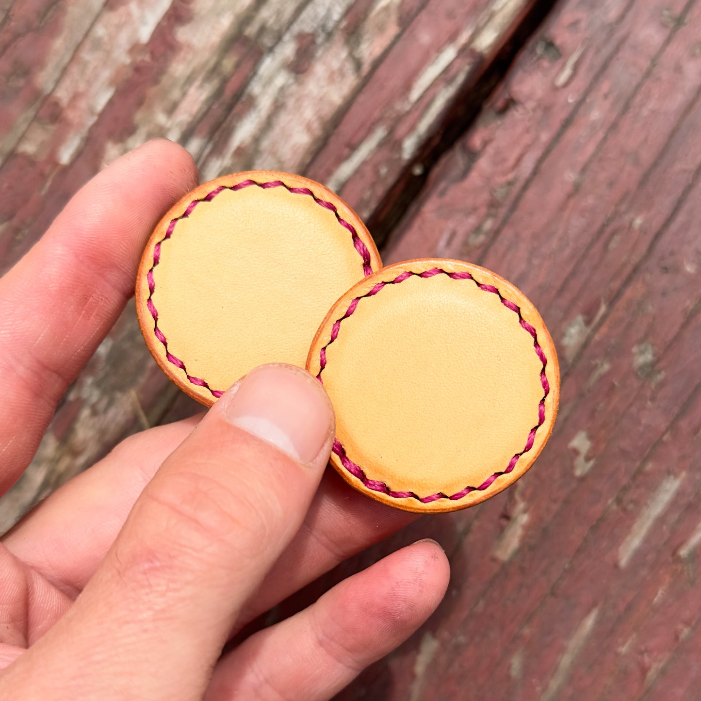 Leather-Covered Magnetic Fidgets (Minerva)