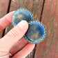 Leather-Covered Magnetic Fidgets (Shell Cordovan)