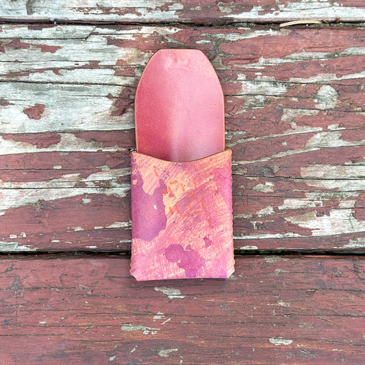 Tabby - Reverse Marbled Pink
