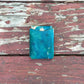 Tabby - Reverse Marbled Turquoise