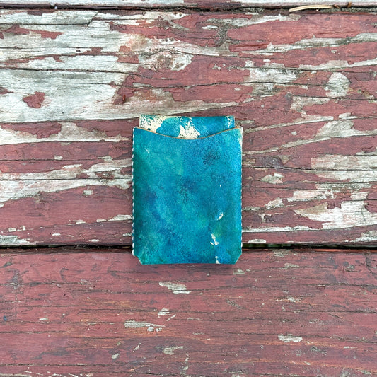 Tabby - Reverse Marbled Turquoise