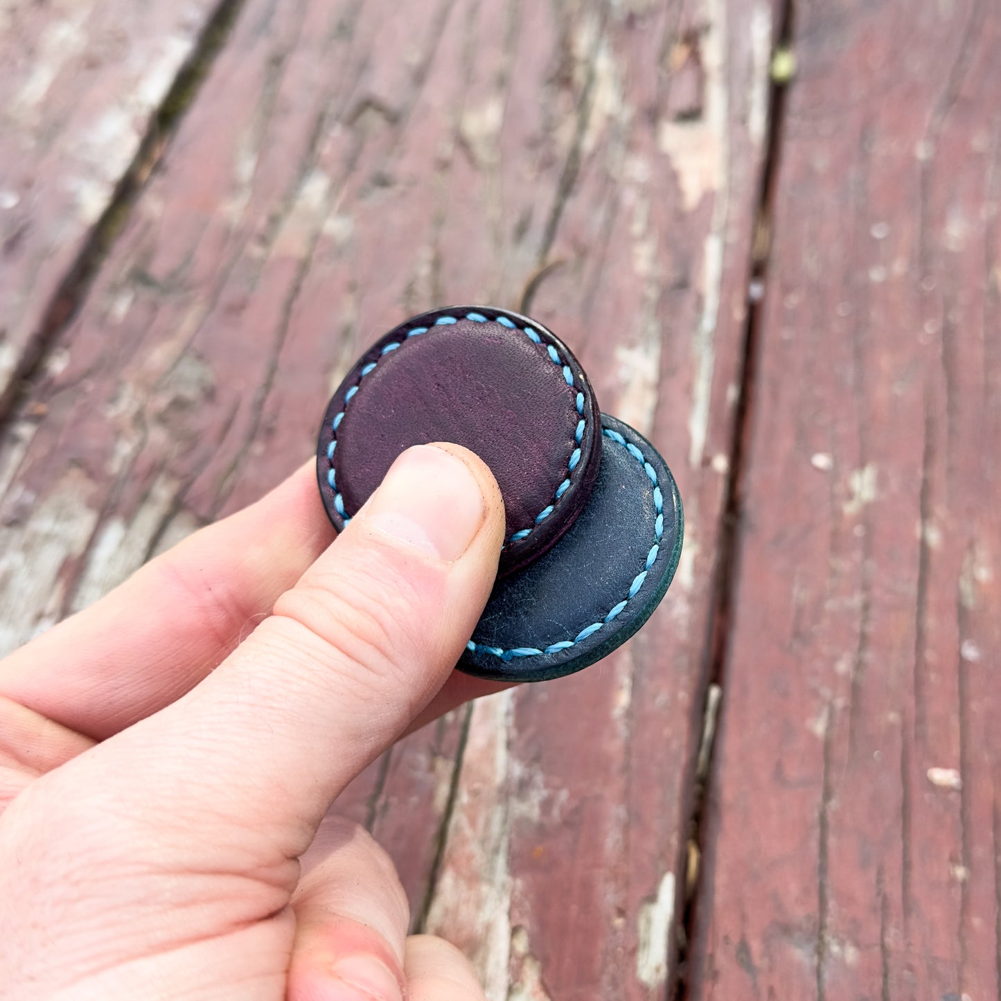 Leather-Covered Magnetic Fidgets (Pueblo)