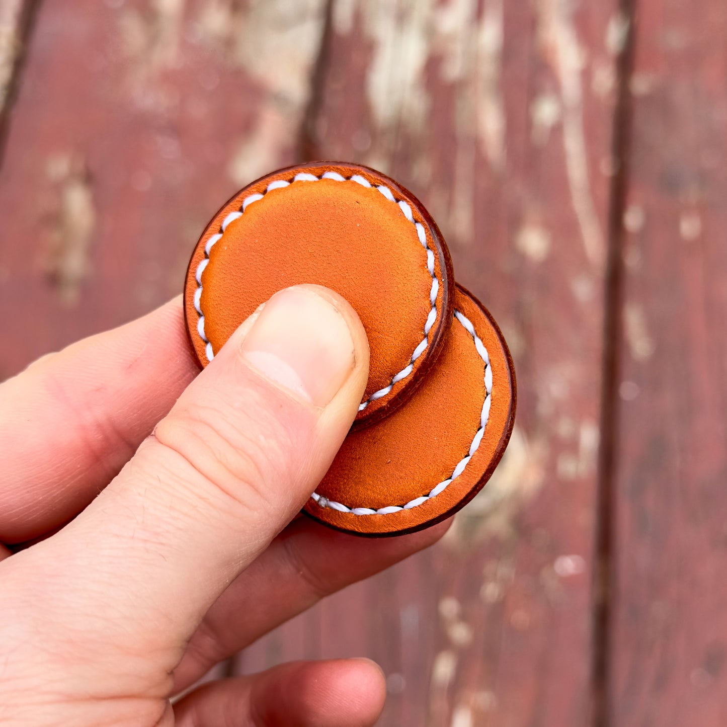 Leather-Covered Magnetic Fidgets (Minerva)