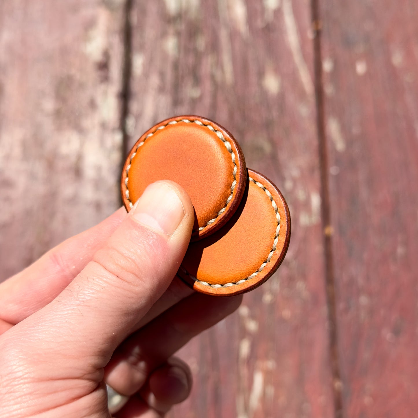 Leather-Covered Magnetic Fidgets (Minerva)