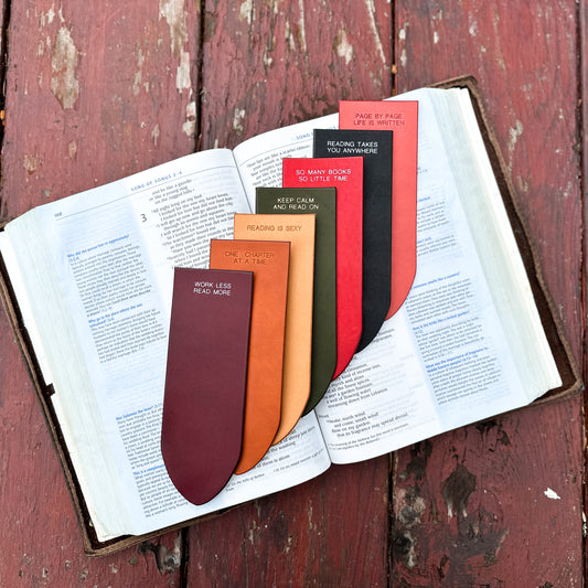 Leather Bookmark