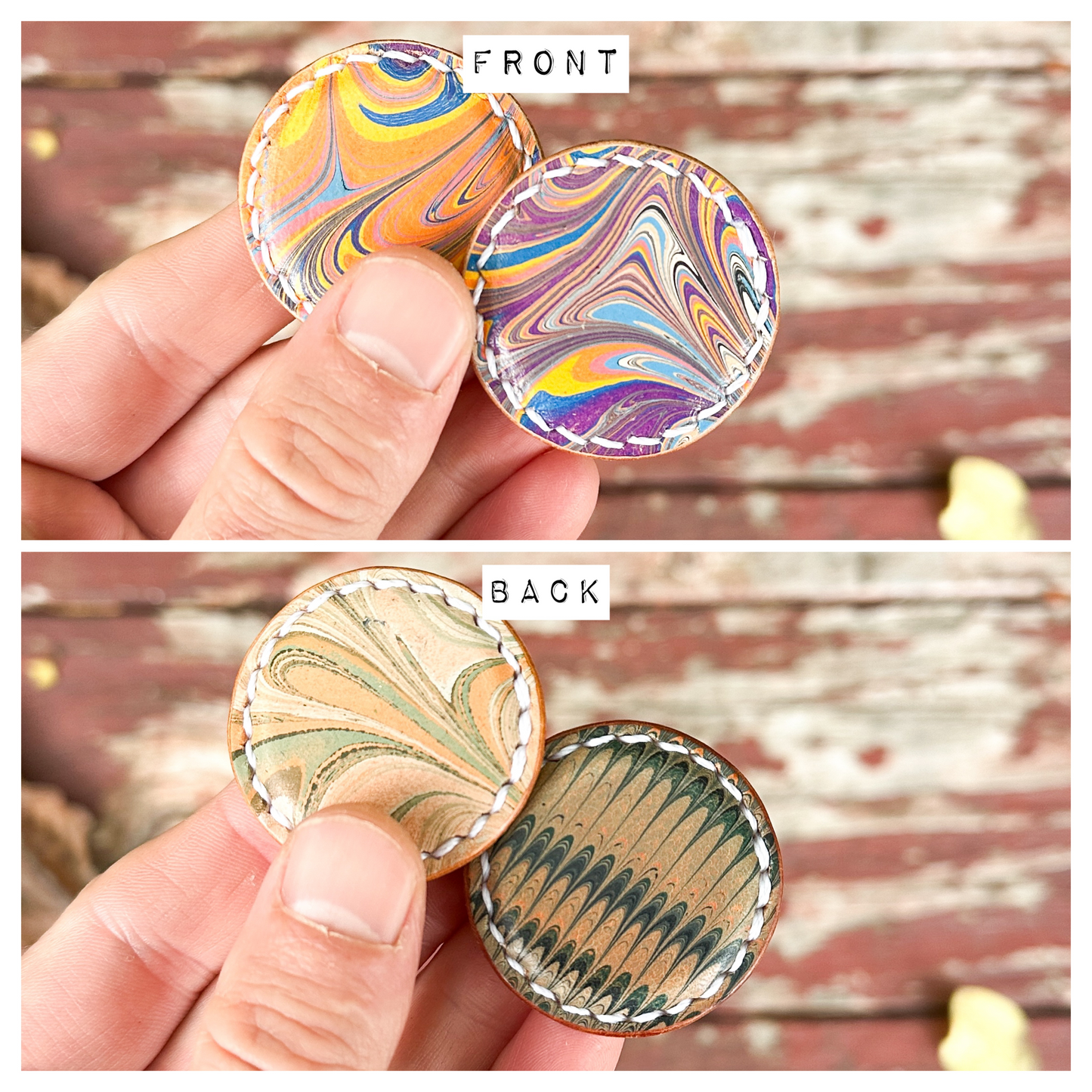 Rare Leather Ready to Ship Fidgets
